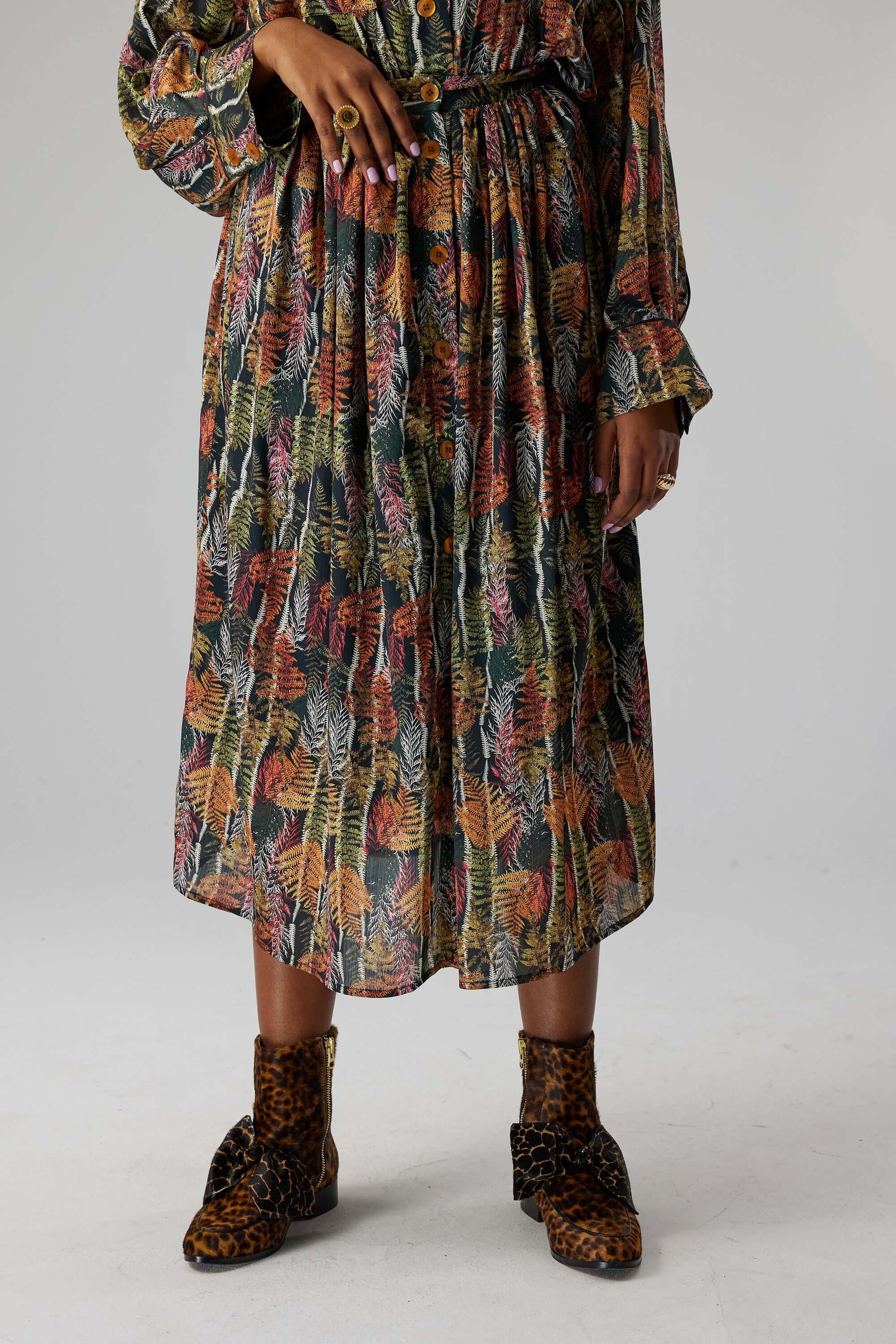 Orso skirt in Fern print