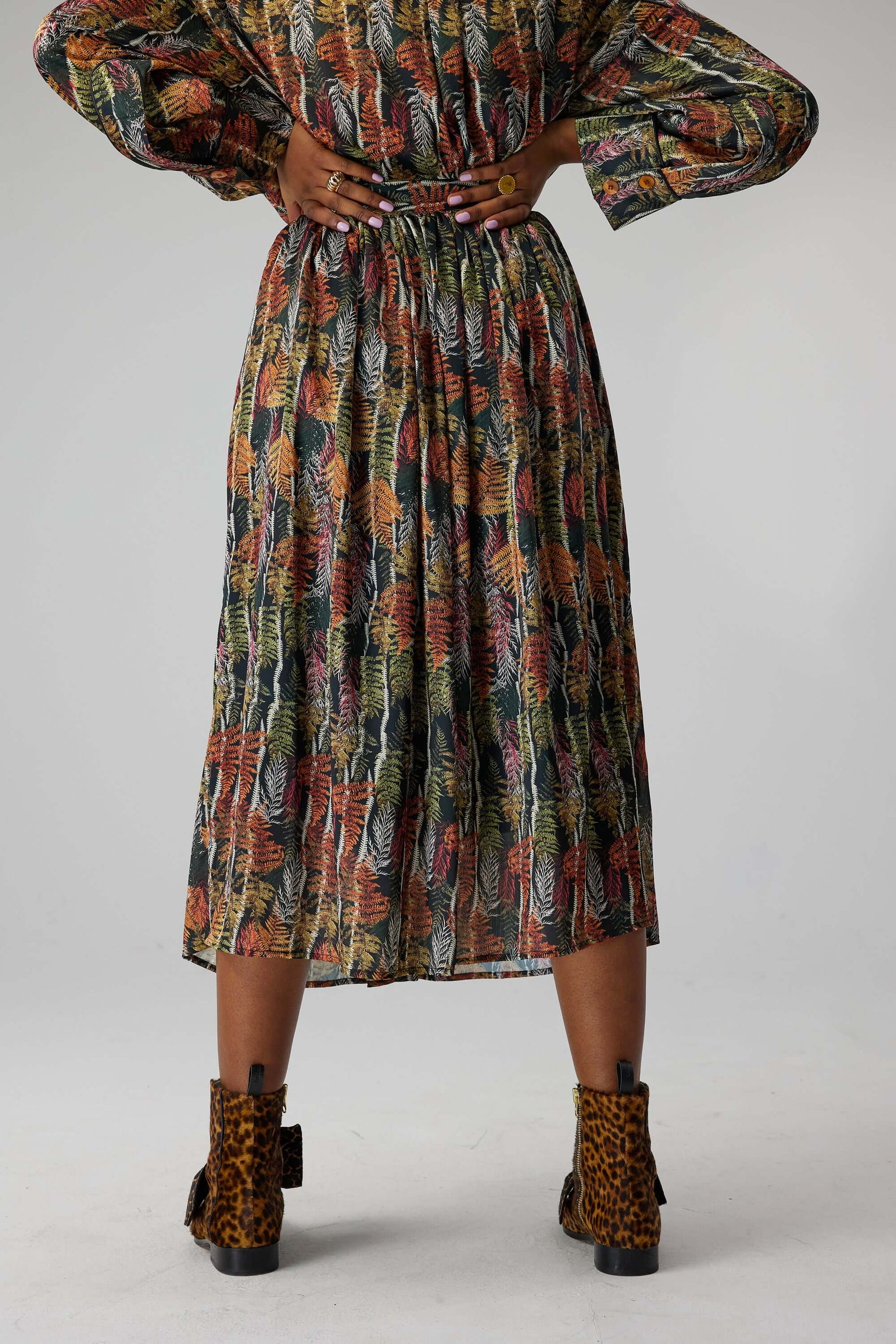 Orso skirt in Fern print
