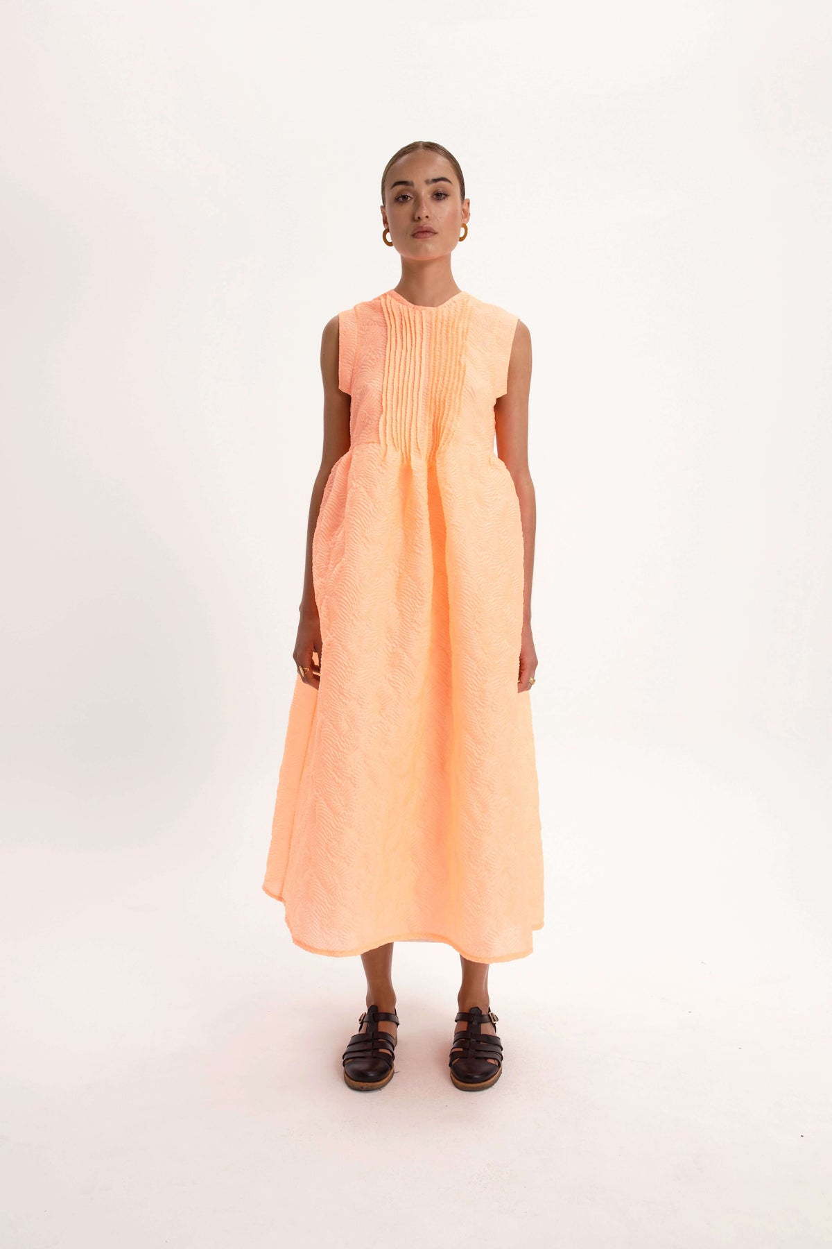Thelma dress in Oursins Roe canvas