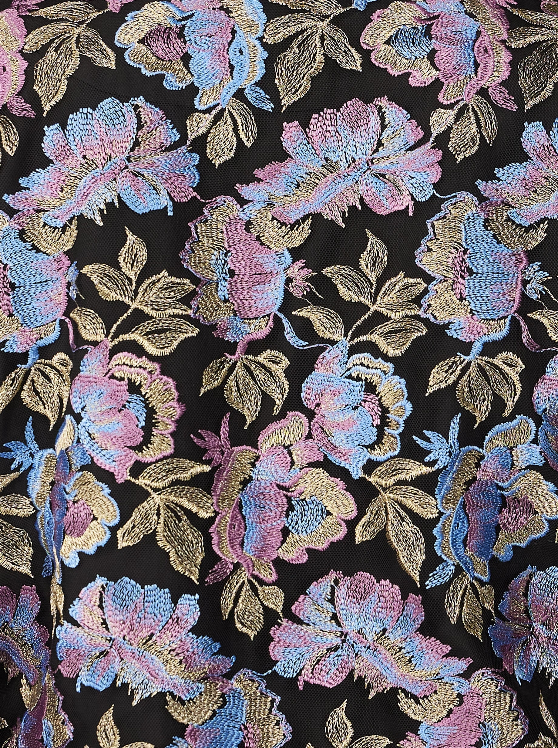 JUPE AUSTRIA EN BRODERIE FLEURS DE GIVRE