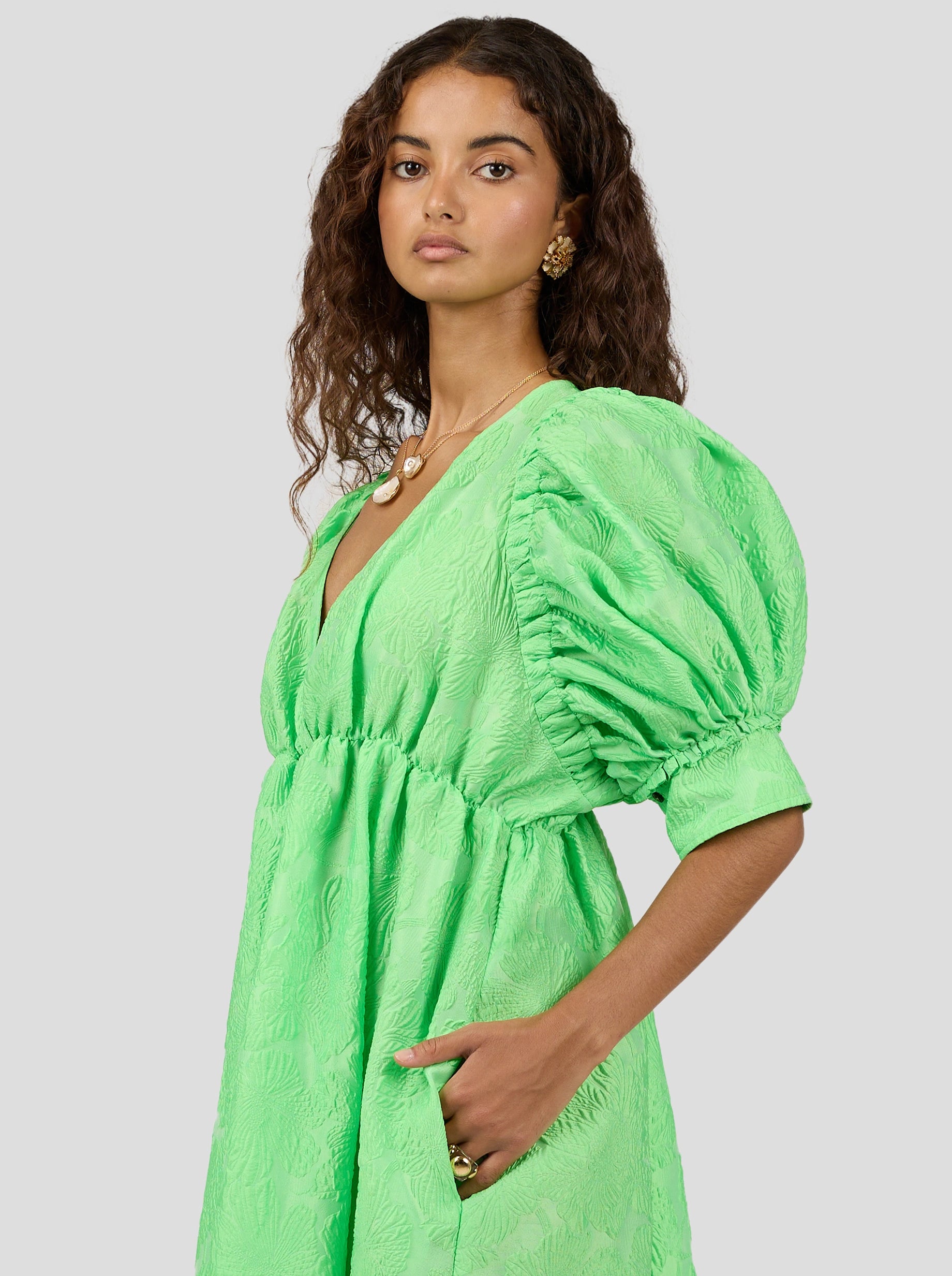 Robe Jim en tissu Cactus gaufré