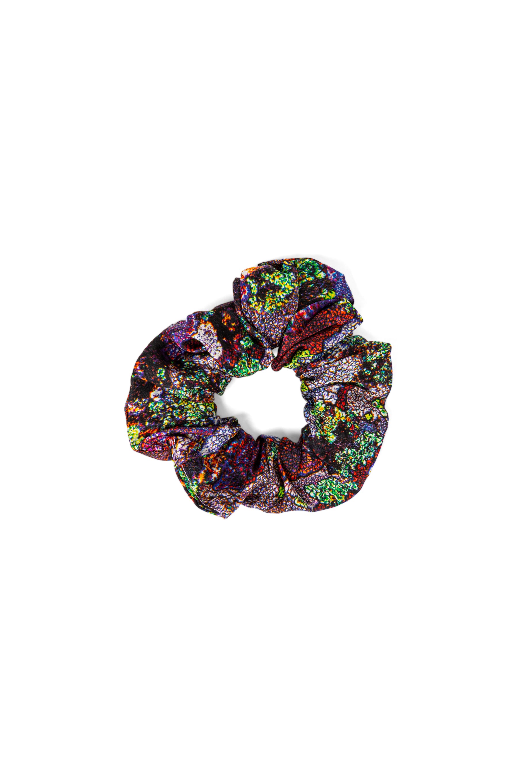 Chouchou en imprimé Purple Lichen