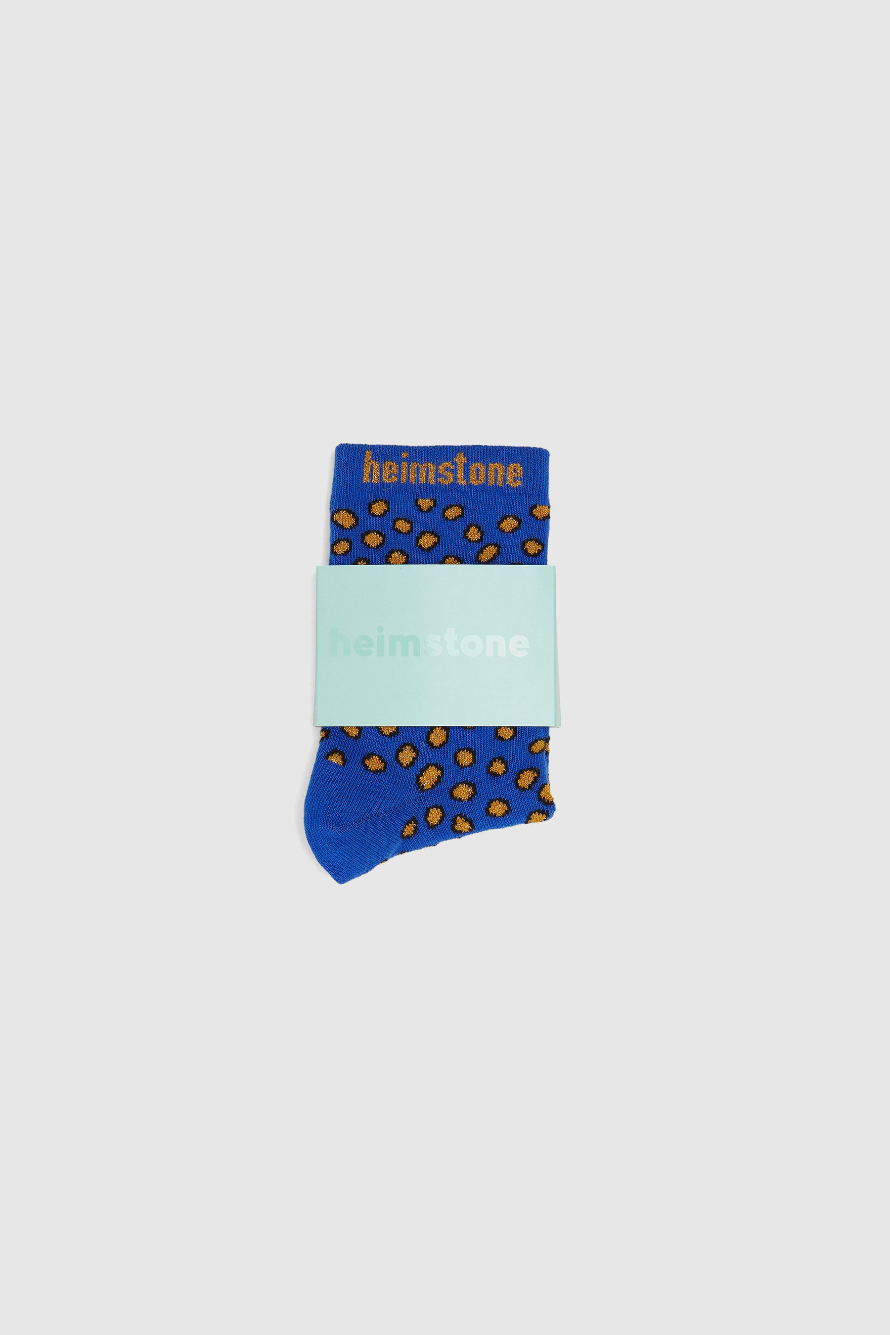 Ankle socks in navy blue Messy Dots