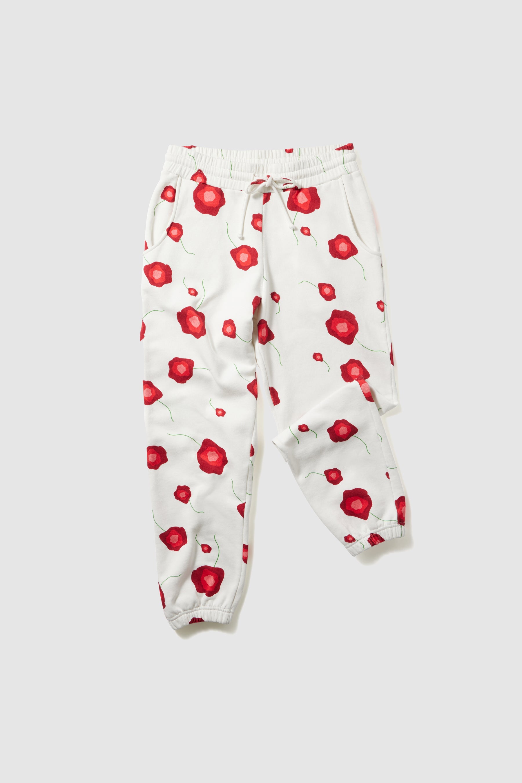 Kiara pants in Poppy printed fleece