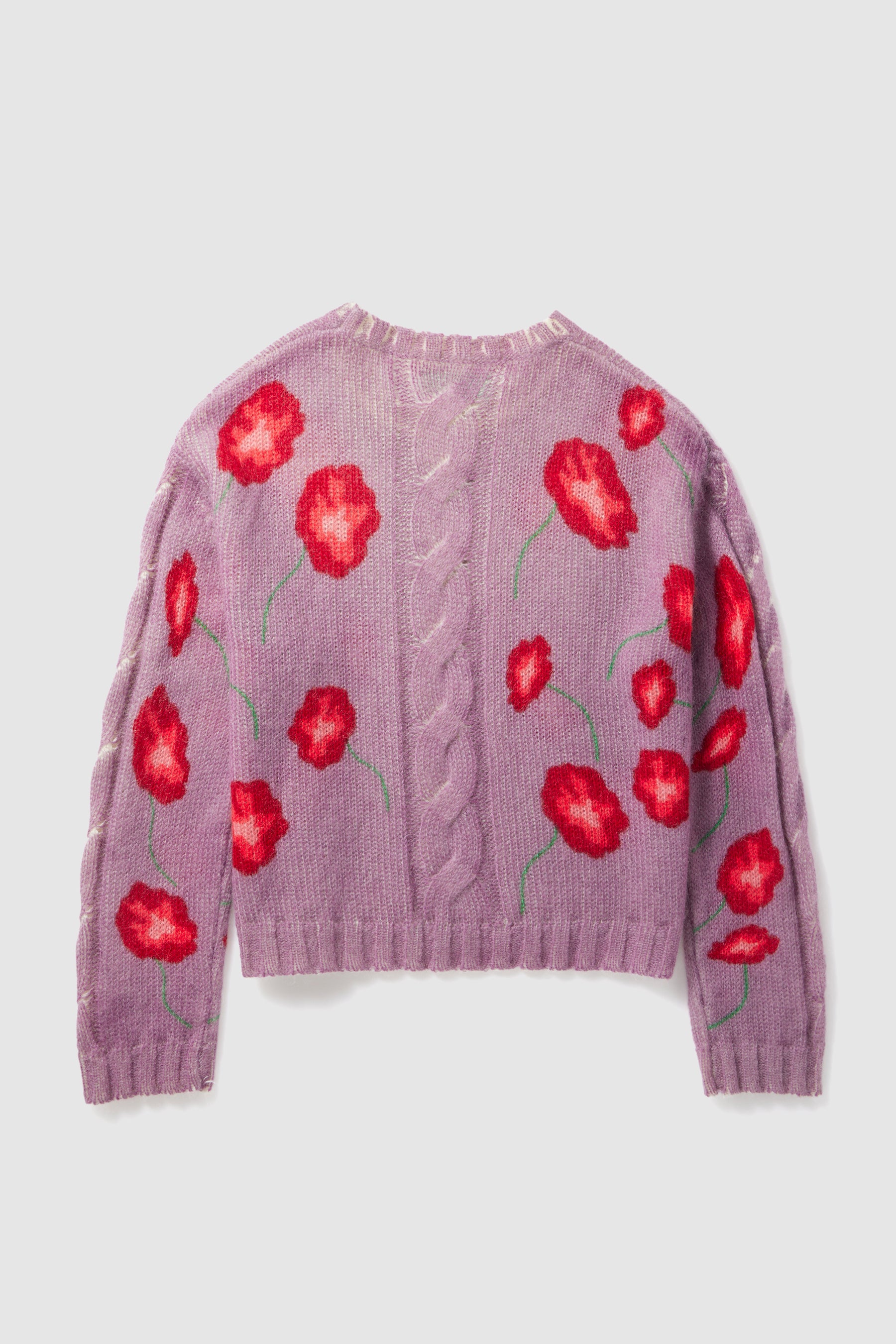 Ellis sweater in lilac Poppy knit