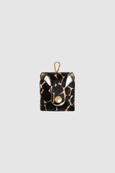 The Minis - Airpods case in Giraffe printed leather