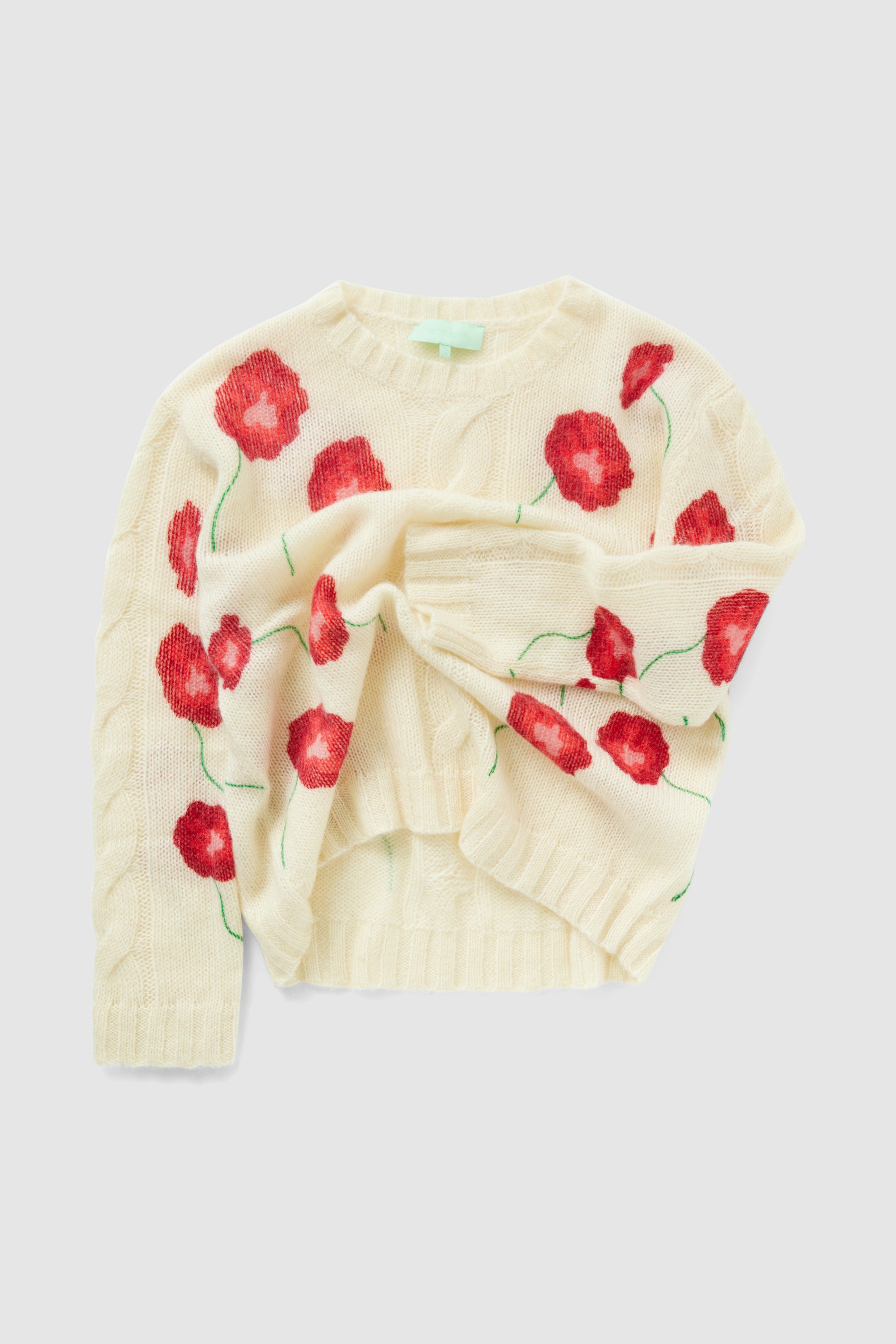 Ellis sweater in white Poppy knit