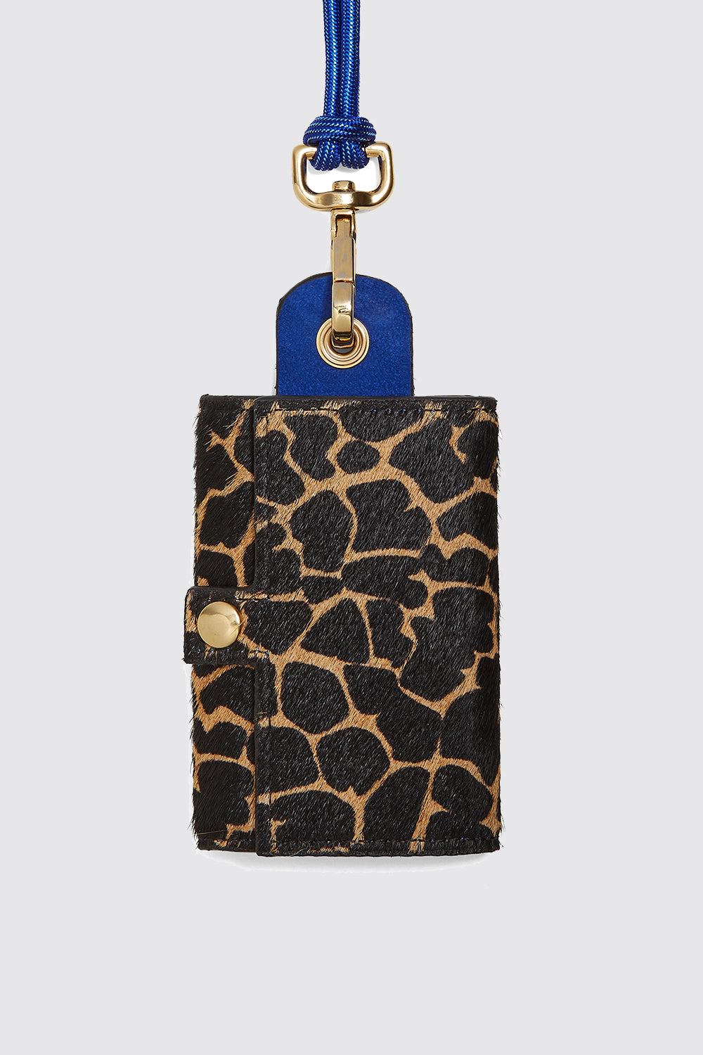 The Minis - 6 Key Holder in Giraffe leather